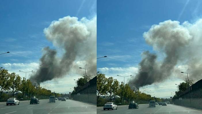 Ankara’da sanayi sitesinde yangın!