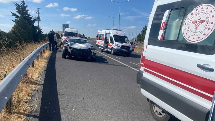 Tekirdağ'da ters yöne girdi: 5 yaralı