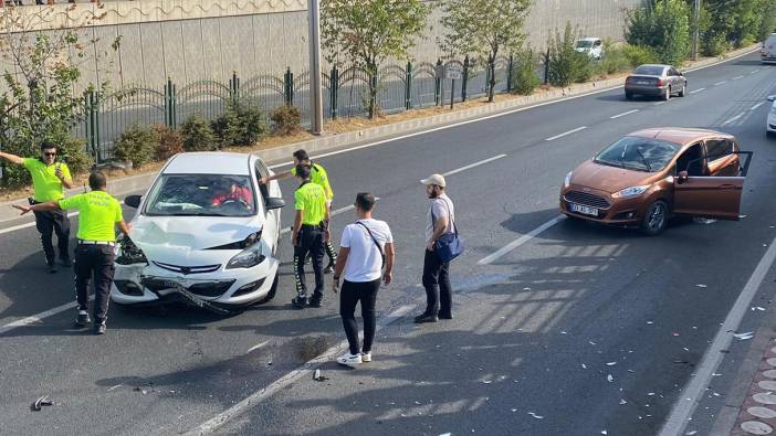 Diyarbakır’da iki otomobil çarpıştı: 1 yaralı