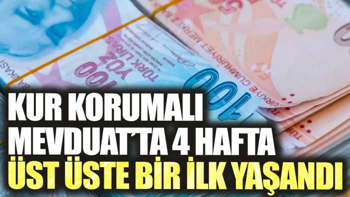 Kur Korumalı Mevudat'ta 4 hafta üst üste bir ilk yaşandı