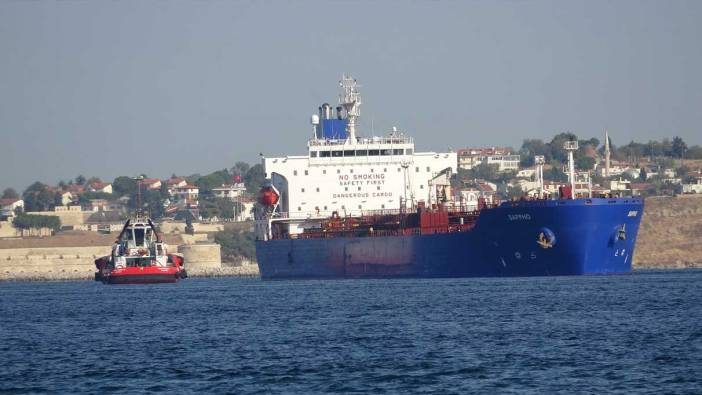 Bozcaada Demir Sahasına Götürülen Tanker Arızası Giderildi