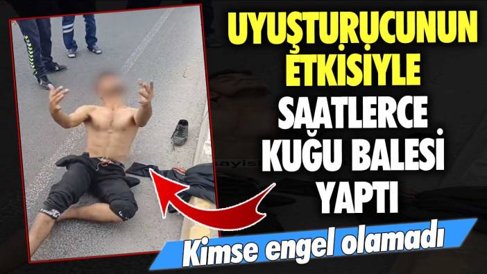 Kimse engel olamadı! Uyuşturucunun etkisiyle saatlerce kuğu balesi yaptı