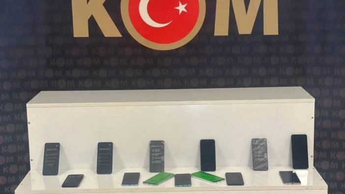 Çok sayıda gümrük kaçağı cep telefonu ele geçirildi