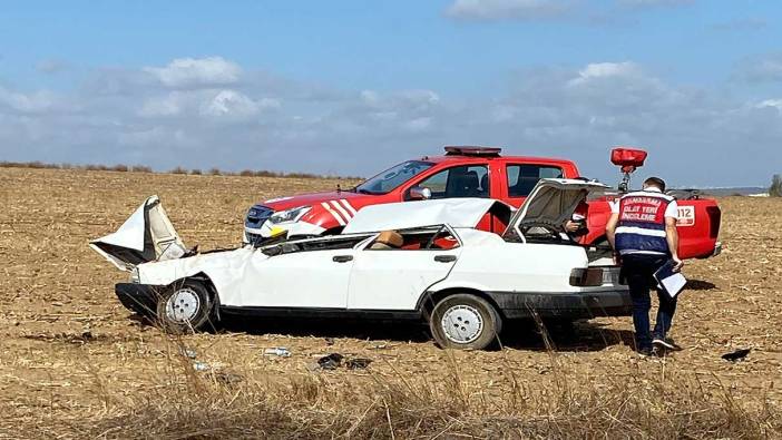 Çorlu'da otomobil takla attı: 1 ölü, 2 yaralı!