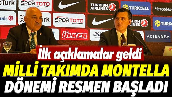 Milli Takımda Montella dönemi resmen başladı: İlk açıklamalar geldi