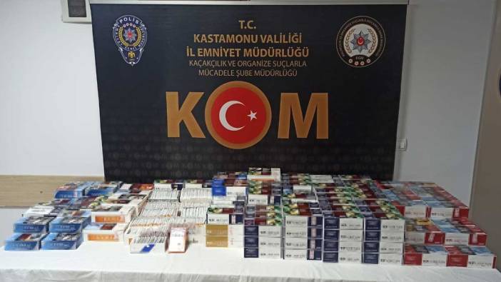 Kastamonu’da kaçak tütün operasyonu!