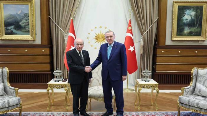 Cumhurbaşkanı Erdoğan, Bahçeli ile görüştü
