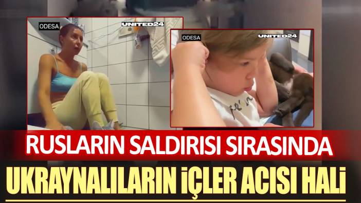 Rusların saldırısı sırasında Ukraynalıların içler acısı hali