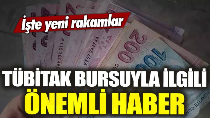 TÜBİTAK bursuyla ilgili önemli haber: İşte yeni rakamlar