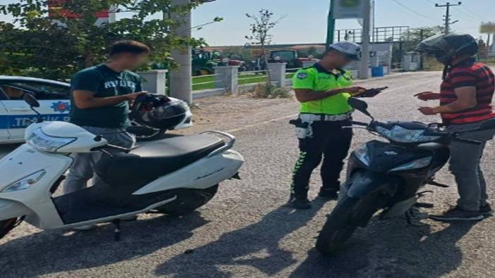 Manisa'da motosiklet ve okul servisi denetimi yapıldı