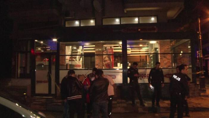 Maltepe'de kafeye silahlı saldırı güvenlik kameralarına yansıdı