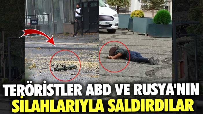 Teröristler ABD ve Rusya'nın silahlarıyla saldırdılar