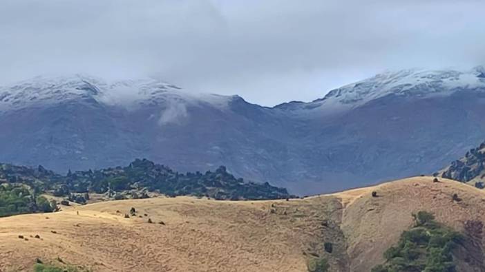 Tunceli'ye kar yağdı