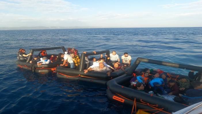 İzmir açıklarında 310 düzensiz göçmen kurtarıldı