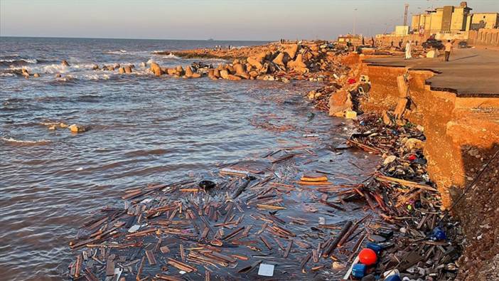 Libya'nın güneybatısında sağanak nedeniyle bazı evler yıkıldı, bir kişi yaralandı