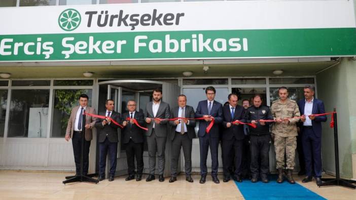 Erciş Şeker Fabrikası şeker alımına başladı