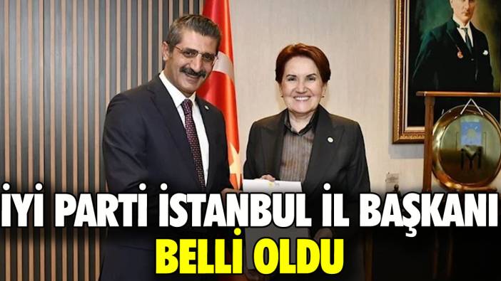 İYİ Parti İstanbul İl Başkanı belli oldu