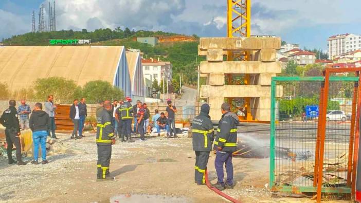 Gebze'deki metro inşaatında işçiler grev başlattı