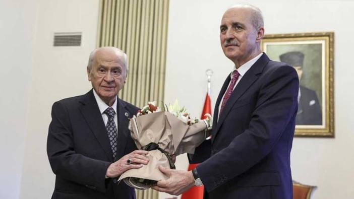 TBMM Başkanı Kurtulmuş'tan  Bahçeli'ye ziyaret!