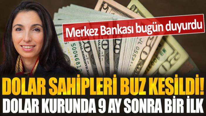 Dolar sahiplerinin dili tutuldu: Dolar kurunda 9 ay sonra bir ilk