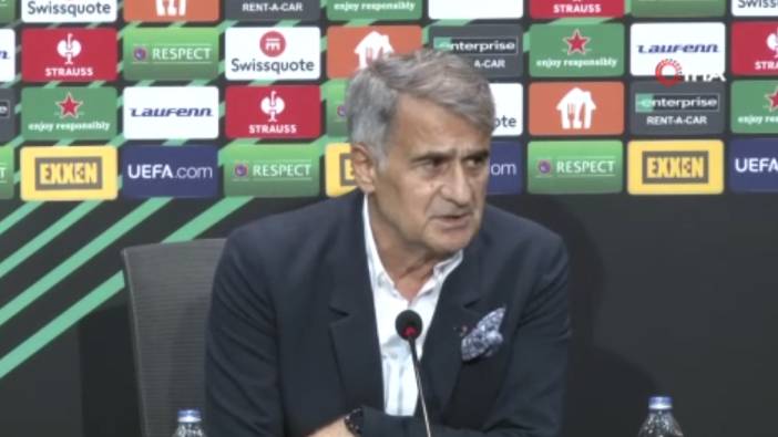 Şenol Güneş: “Sözün bittiği bir yerdeyiz