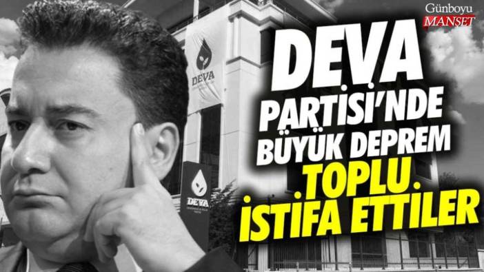 DEVA Partisi'nde büyük deprem: Toplu istifa ettiler!