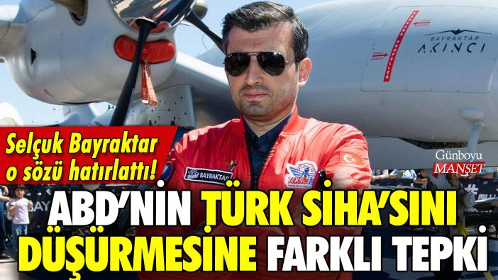 Selçuk Bayraktar'dan çok farklı SİHA tepkisi: O sözü hatırlattı!