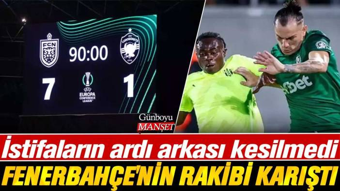 Fenerbahçe'nin rakibi karıştı! İstifalar peş peşe geldi