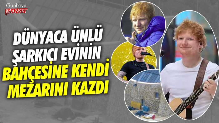 Dünyaca ünlü şarkıcı evinin bahçesine kendi mezarını kazdı