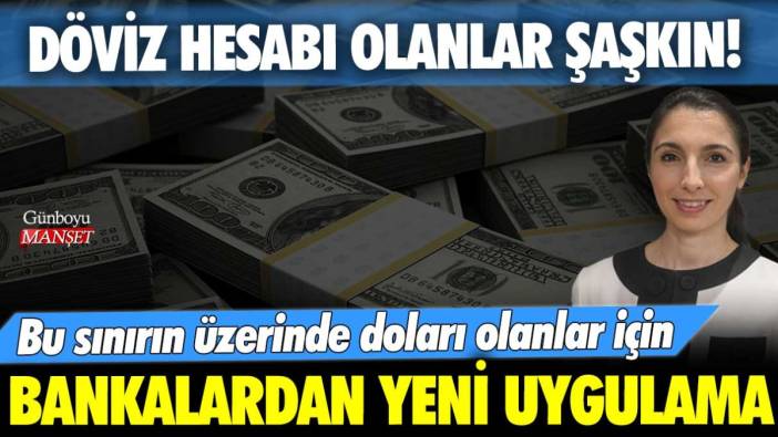 Döviz hesabı olanlar bunu beklemiyordu! Bu sınırın üzerinde doları olanlar için yeni uygulama...