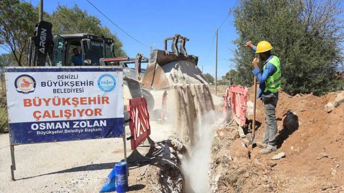 Tavas-Sarıabat’a 15 bin 250 metre içme suyu hattı