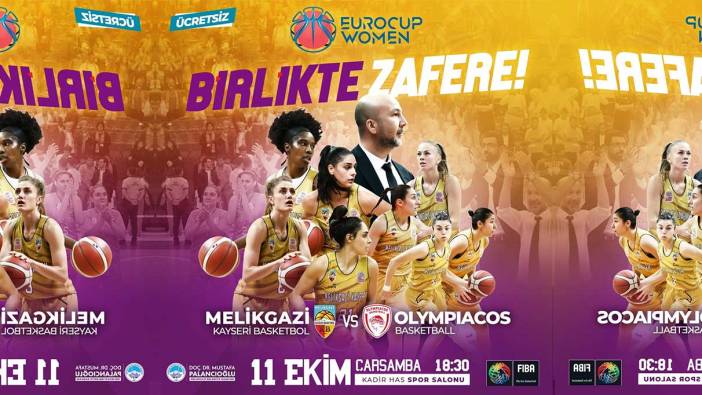 Melikgazi'den Euro Cup Women'in İlk Maçına Davet