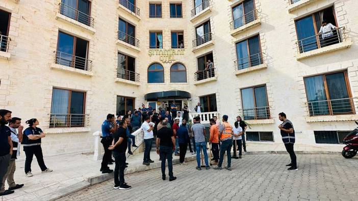 Şanlıurfa'da otel yıkımında gerginlik