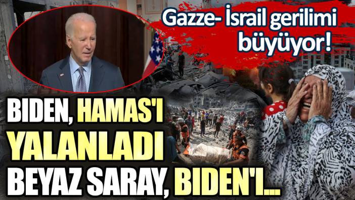 Gazze- İsrail gerilimi büyüyor! Hamas tarafından başı kesilmiş çocuk fotoğrafları gördüğünü söyleyen Biden'a Beyaz Saray şoku!