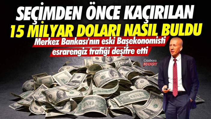 Merkez Bankası'nın eski Baş Ekonomisti Hakan Kara esrarengiz trafiği deşifre etti! Seçimden önce kaçırılan 15 milyar doları nasıl buldu