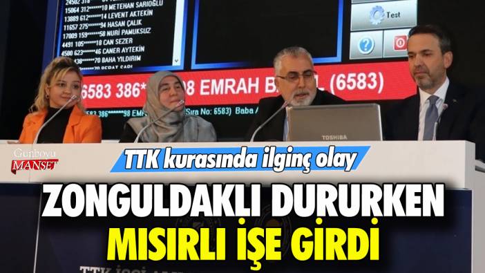 Zonguldaklı dururken Mısırlı işe girdi: TTK kurasında ilginç olay