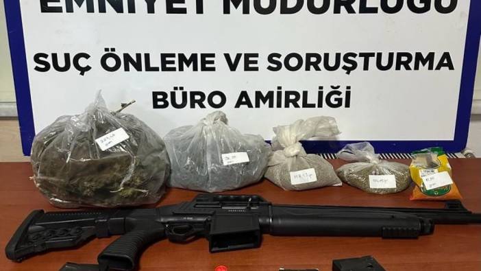 Kocaeli'de şüphelinin evine yapılan baskında uyuşturucu ele geçirildi