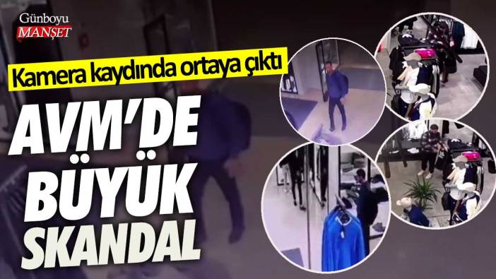 Maltepe’de AVM’de büyük skandal! Kamera kaydında ortaya çıktı