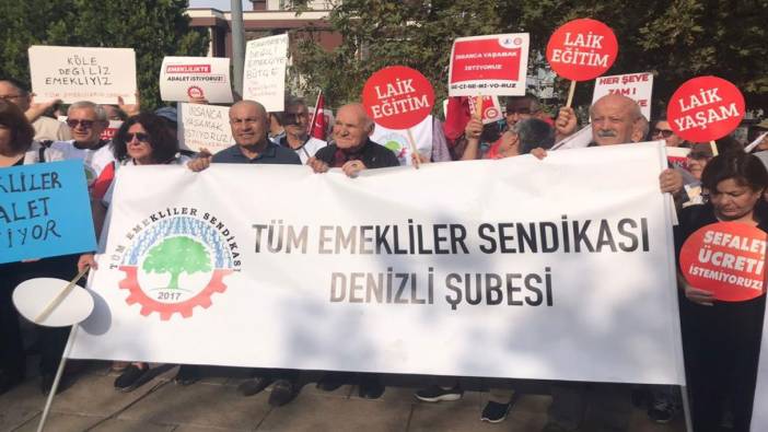 Başkan Coşkun, zam talep eden emeklileri yalnız bırakmadı