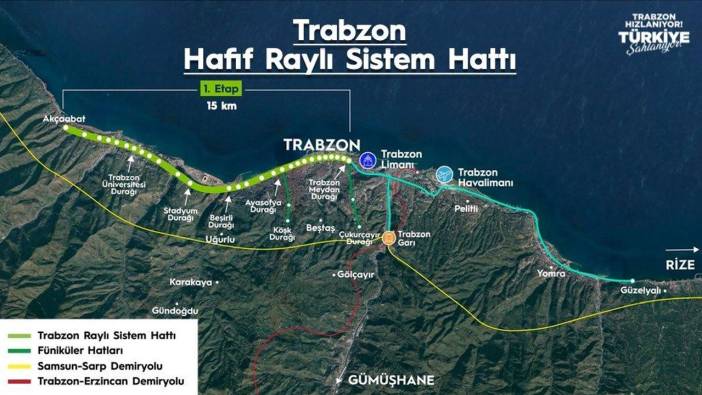 Trabzon raylı sisteme kavuşuyor