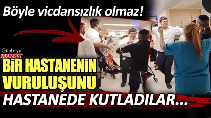 Böyle vicdansızlık olmaz! Bir hastanenin vuruluşunu hastanede kutladılar