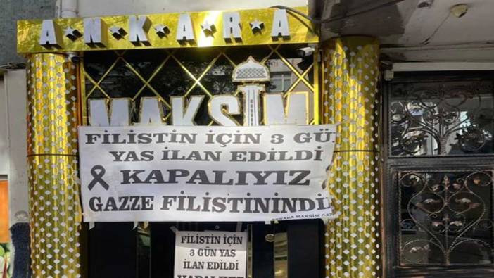 Ankara'nın ünlü pavyonu Filistin için kapandı