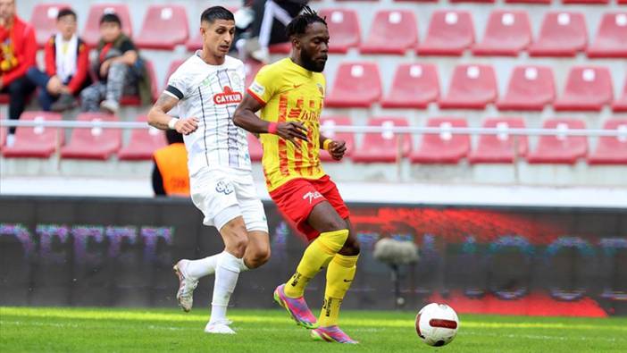 Kayserispor sahasında kazandı