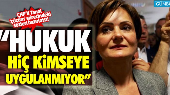 CHP'li Mahmut Tanal'dan AKP'lilere Kaftancıoğlu tepkisi!