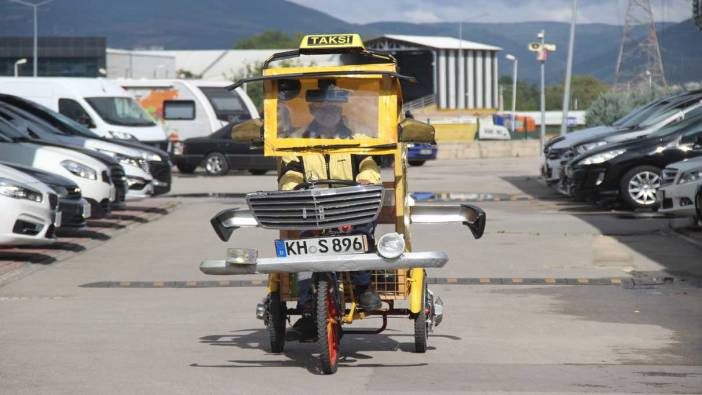 Kendi eliyle "Mercedes"ini yaptı