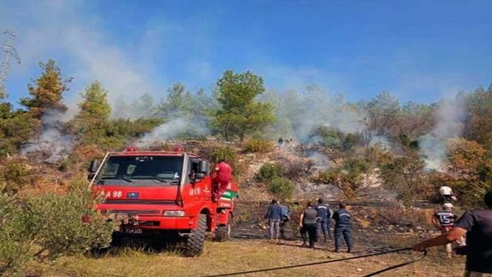 Muğla’da makilik yangını!