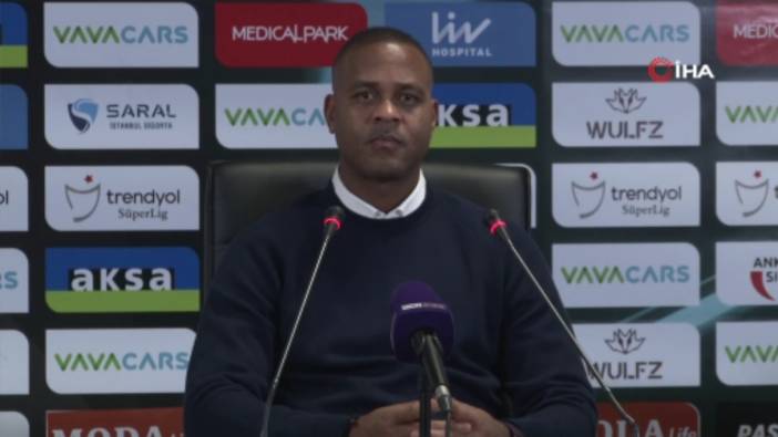 Patrick Kluivert: “Hayal kırıklığı yaşadığımız bir maçı geride bıraktık”