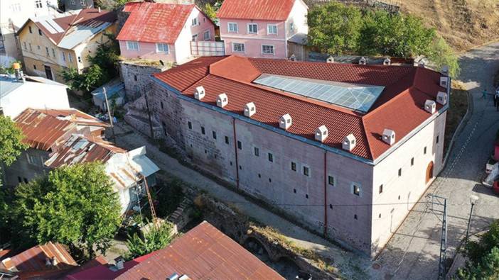 Şebinkarahisar'da restore edilen Taşhan ve arastalar turizme değer katacak