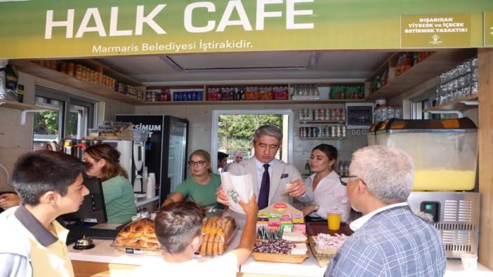 Marmaris’te Halk Büfe açıldı