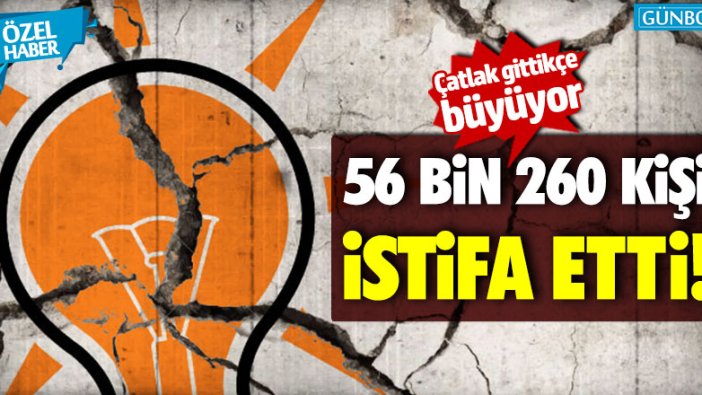 AKP'de çatlak büyüyor: 56 bin 260 kişi istifa etti!